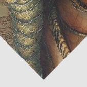 Gothic Mythological Nymph Fantasy Dragon Girl Tissuepapier (Detail)