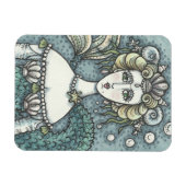 GOTHIC NEPTUNE'S PARAMOUR MERMAID MAGNET Siren Magneet (Horizontaal)