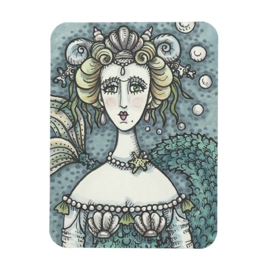 GOTHIC NEPTUNE'S PARAMOUR MERMAID MAGNET Siren Magneet (Verticaal)