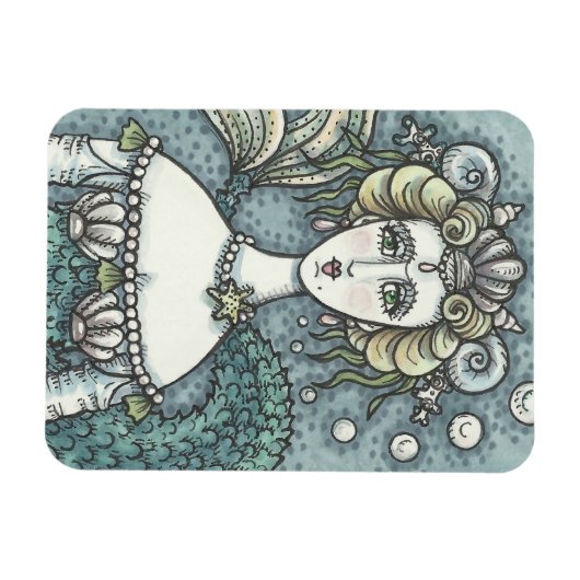 GOTHIC NEPTUNE'S PARAMOUR MERMAID MAGNET Siren Magneet (Horizontaal)