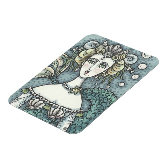 GOTHIC NEPTUNE'S PARAMOUR MERMAID MAGNET Siren Magneet (Linkerzijde)