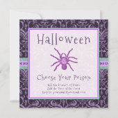 Gothic Night Halloween Kies je gifspin Kaart (Voorkant)