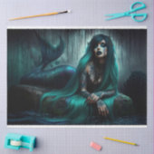 Gothic Night Mermaid Tissue Paper Tissuepapier (Craft)