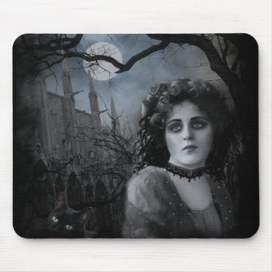 Gothic Night mousepad Muismat (Voorkant)