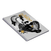 Gothic Night Owl and woman Notitieboek (Rechterzijde)