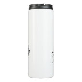 Gothic Night Owl and woman Thermosbeker (Achterkant)