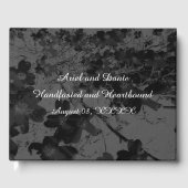 Gothic Nightfall Floral Wedding Handfasting Suite Gastenboek (Voorkant)