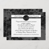 Gothic Nightfall Floral Wedding Handfasting Suite Kaart (Voorkant / Achterkant)