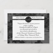 Gothic Nightfall Floral Wedding Handfasting Suite Kaart (Voorkant)
