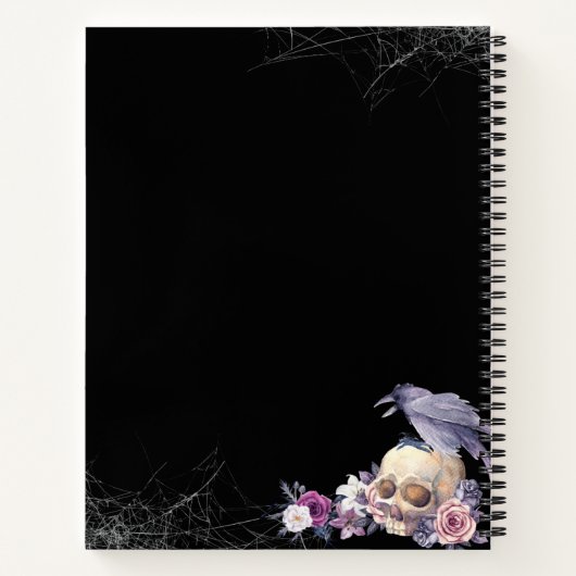 Gothic Notebook – Dark Aesthetic Journal Notitieboek (Achterkant)