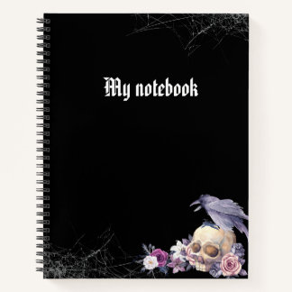 Gothic Notebook – Dark Aesthetic Journal  Notitieboek