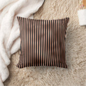 Gothic Nursery Black & Roos Gold Striped Kussen (Deken)