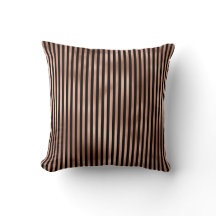 Gothic Nursery Black & Roos Gold Striped