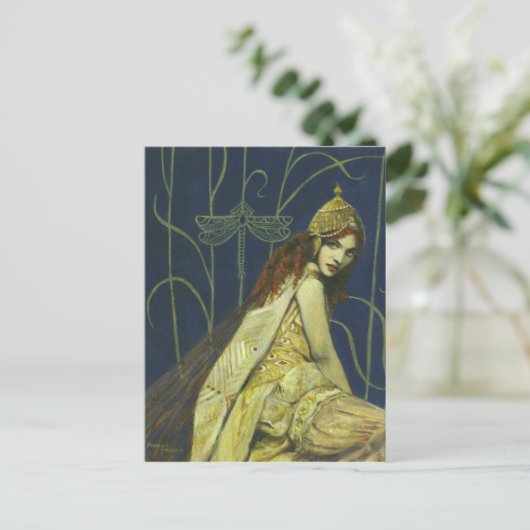 Gothic Nymph Briefkaart (Staand voorkant)