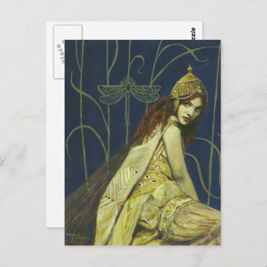 Gothic Nymph Briefkaart (Voorkant / Achterkant)