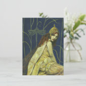 Gothic Nymph Uitnodiging (Staand voorkant)