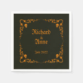 Gothic of Halloween Wedding Servet (Voorkant)