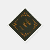 Gothic of Halloween Wedding Servet (Hoek)