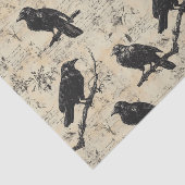  Gothic ontledingscoating Raven Tissuepapier (Detail)