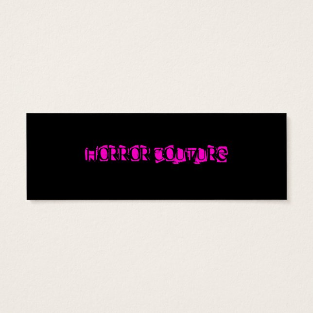 Gothic oogbal bladwijzer mini visitekaartjes (Achterkant)