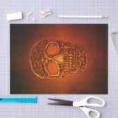 Gothic Oranje Cool Scary Tissuepapier (Craft)