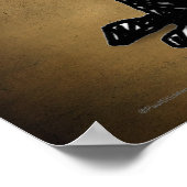 Gothic Oriental Black Cat Poster (Hoek)