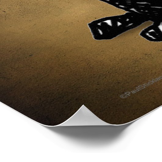 Gothic Oriental Black Cat Poster (Hoek)