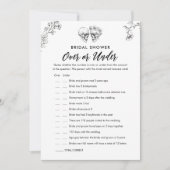 Gothic over of onder Vrijgezellenfeest spel Kaart (Voorkant)