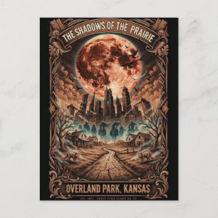 Gothic Overland Park, KS Kunst Horror Reizen Briefkaart