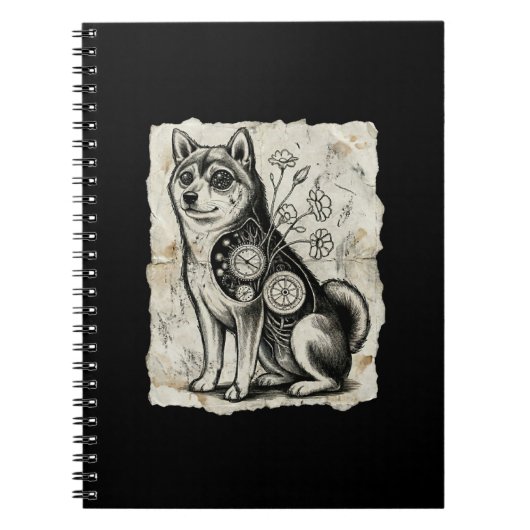 Gothic Overthinking Notebook Notitieboek (Voorkant)