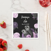 Gothic Owls Wedding Servet (Insitu)