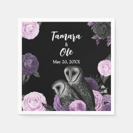 Gothic Owls Wedding Servet