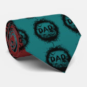 Gothic pa met Skulls en Bat Stropdas (Opgerold)