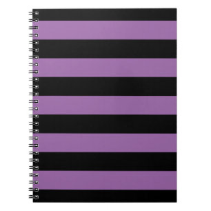 Gothic Paars en Black Stripe Foto Notitieboek