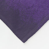 Gothic Paars Ragged Black Cat Fleece Deken (Hoek)