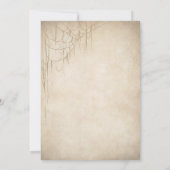 Gothic  paarse dia de los muertos partij kaart (Achterkant)