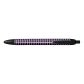 Gothic Paarse en Zwarte Streep Zwarte Inktpen Inkt Pen (Achterkant)