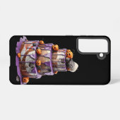 GOTHIC PAARSE & ORANJE HALLOWEEN LAAG CAKE SAMSUNG GALAXY HOESJE (Achterkant horizontaal)