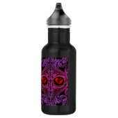 Gothic Paarse Ornament met hart Waterfles (Rechts)