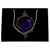 Gothic Paarse Roos Groot Cadeauzakje (Voorkant)