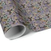 Gothic Paisley Cadeaupapier (Rol Hoek)