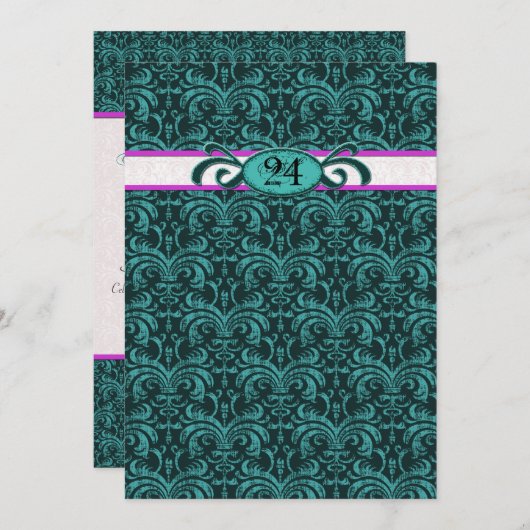 Gothic Party Kaart (Voorkant / Achterkant)