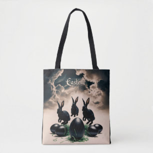 Gothic Pasen – Donkere konijnen en mysterieuze eie Tote Bag