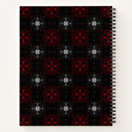 Gothic Pattered Spiral notebook Notitieboek (Achterkant)