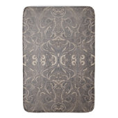 Gothic Pattern Black Bath Mat (Voorkant Verticaal)
