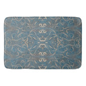 Gothic Pattern Blue Bath Mat (Voorkant)