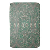Gothic Pattern Green Bath Mat (Voorkant Verticaal)