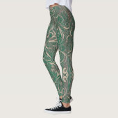 Gothic Pattern Green Leggings (Links)
