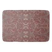 Gothic Pattern Red Bath Mat (Voorkant)