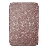 Gothic Pattern Red Bath Mat (Voorkant Verticaal)